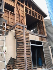 木造二階建て全解体工事