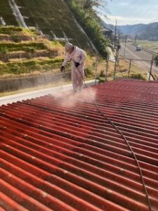 スレート屋根塗装